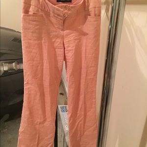 The Limited pink linen pants size 4